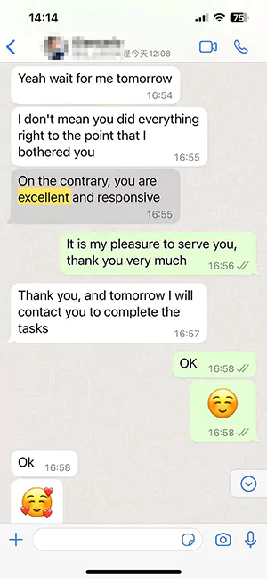 Customer feedback 2