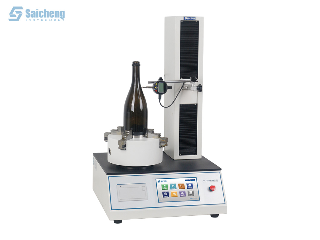 Electronic Bottle Axis Deviation Tester ZPY-G - Saicheng Instrument - Picture 1